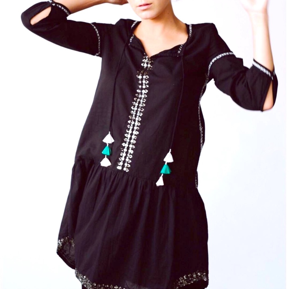 FLANNEL *WHITE not black* (Australian brand I love!) Raven dress, sz S $375